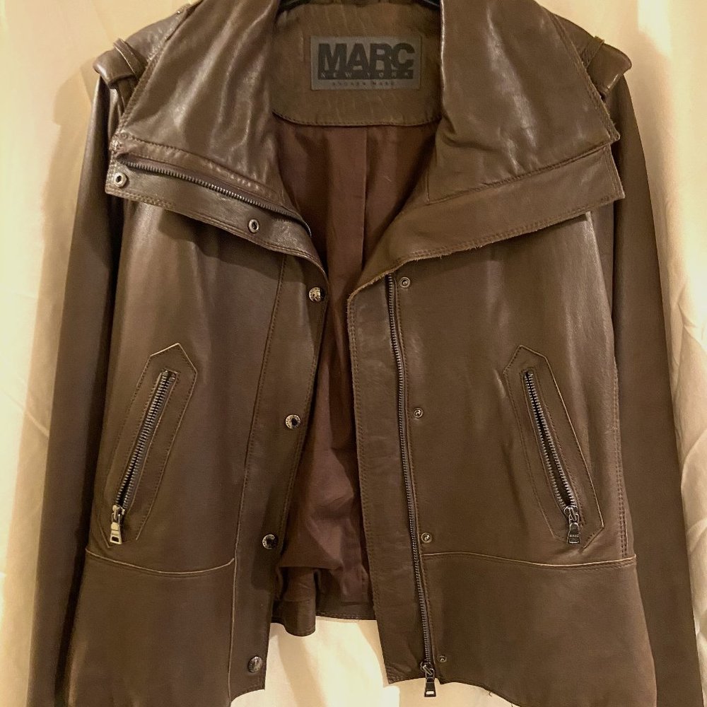 Women’s Marc Leather Jacket. Excellent condition. Medium.